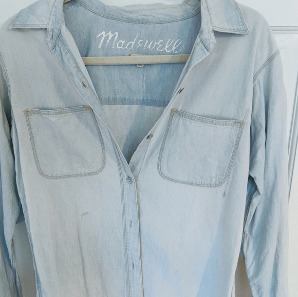 SALE🎉Madewell Jean top - Picture 2 of 3